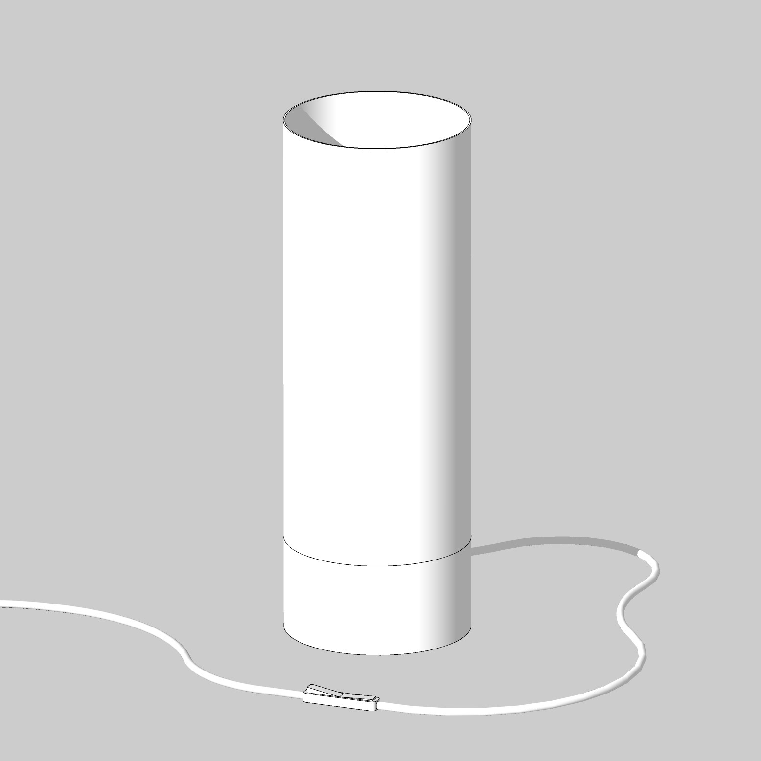دانلود فایل 3D چراغ رومیزی بلوط 2