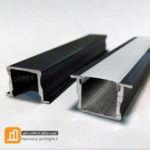 پروفیل چراغ خطی 1 ردیف توکار شاخه 3 متری کدPR-1203