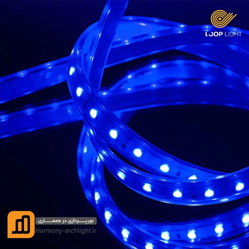 ریسه ال ای دی شلنگی چند رنگ تراکم ۶۰ RGB لوپ لایت
