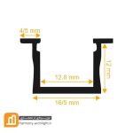 لاین نوری لبه دار تک لاین توکار کد LN-1203