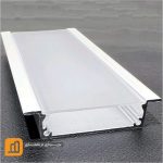 چراغ خطی 3 ردیف کم عمق توکار لبه دار کدLN-1223