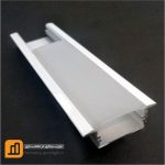 چراغ خطی 2 ردیف توکار لبه دار کم عمق کدLN-1221