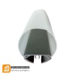 پروفیل چراغ خطی آویز تک ردیف شاخه 3 متری کد PR-1243