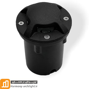 چراغ فرودگاهی چهار طرفه 1وات دفنی با گردبر 75